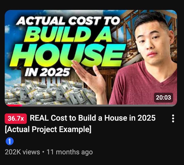 REAL Cost to Build a House