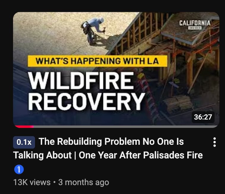 California Insider &mdash; The Rebuilding Problem No One Is Talking About