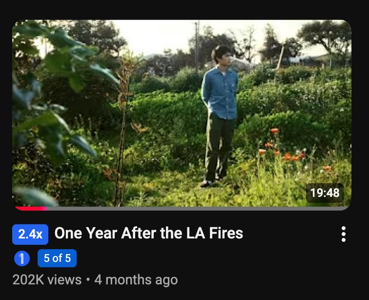benjiplant One Year After the LA Fires